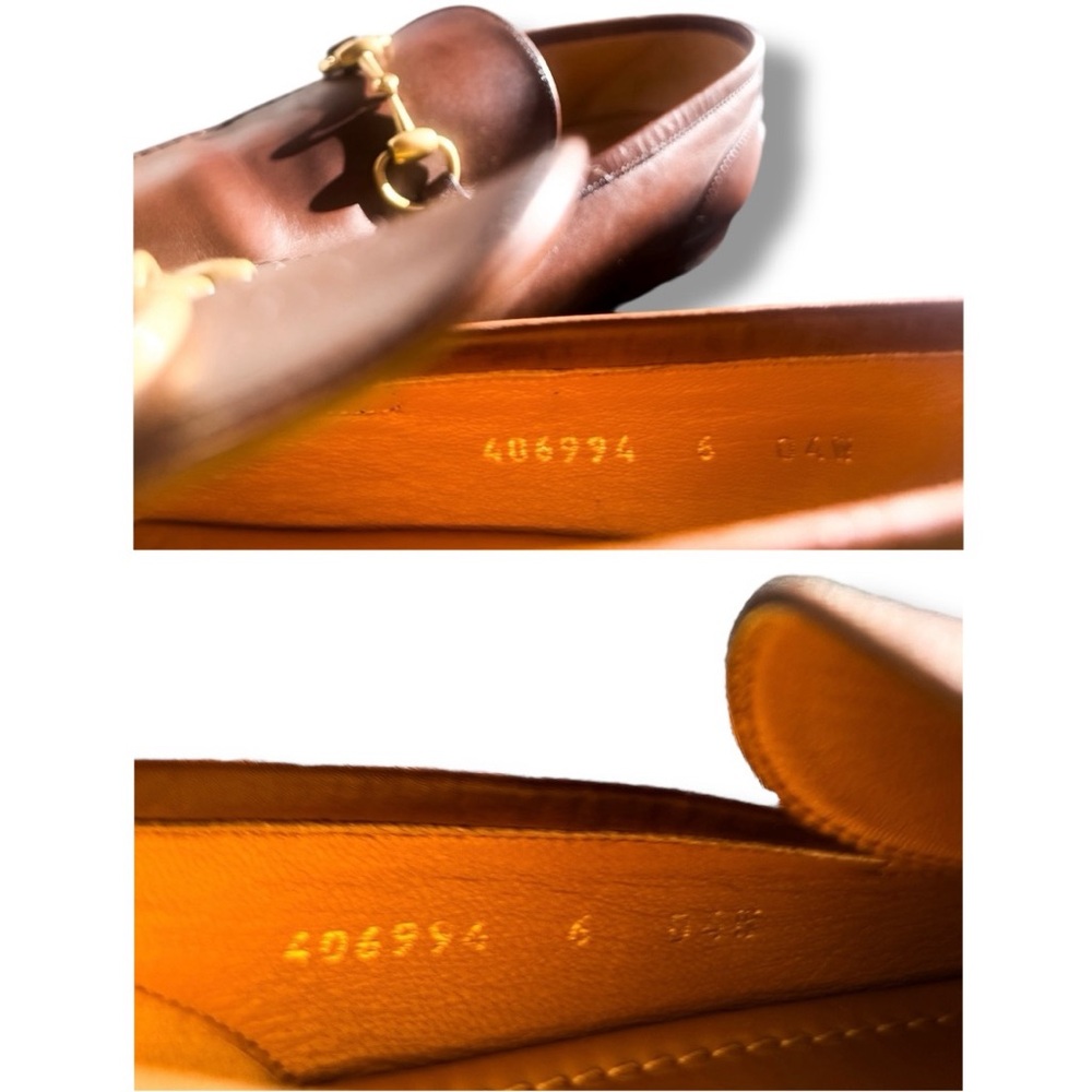 Gucci Brown Leather Horsebit Loafers - Picture 8 of 14